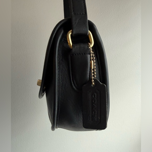 ✨ Vintage Coach Watson Bag – Style 9981 – USA Made – Black Leather Crossbody - Picture 6 of 13